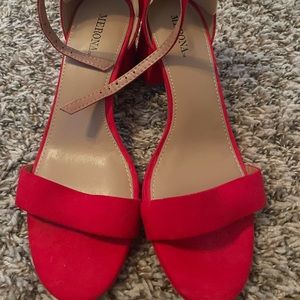 Red short heels